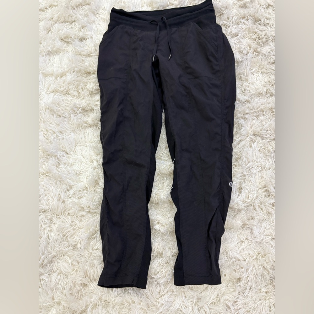 Lululemon black dance studio cropped pants